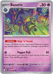 Banette 034/084 · Normal (Pitch Black)