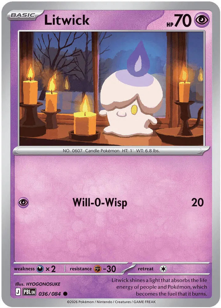 Litwick 036/084 · Normal (Pitch Black)