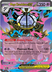 Mega Chandelure ex 038/084 (Pitch Black)