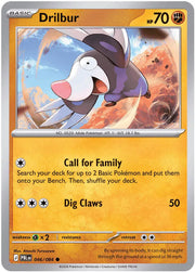 Drilbur 046/084 · Reverse Holofoil (Pitch Black)
