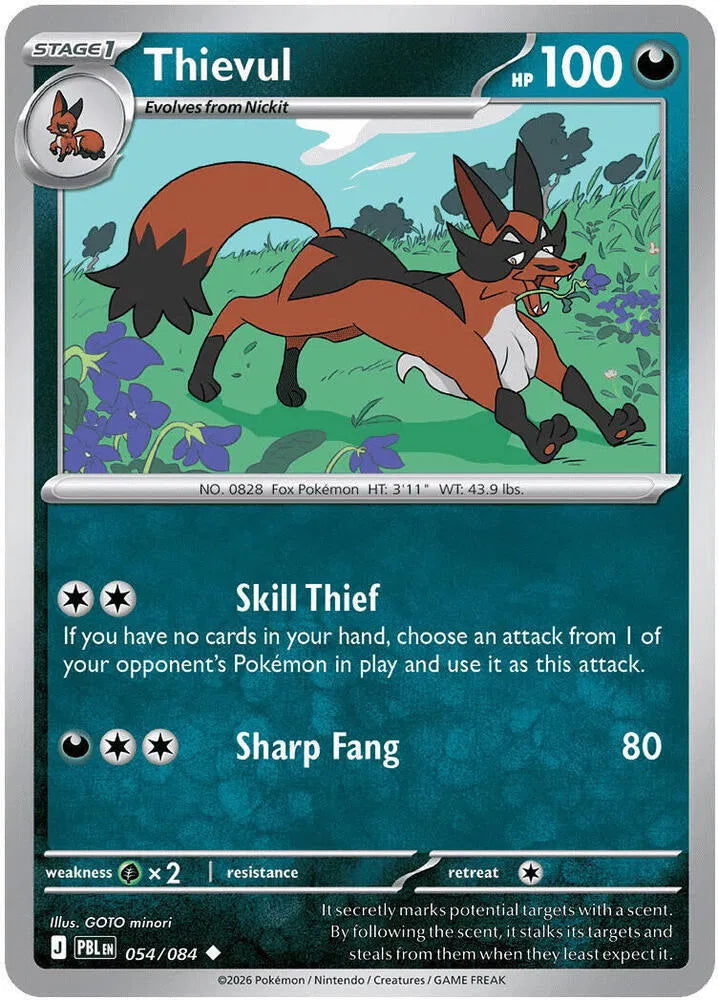 Thievul 054/084 · Reverse Holofoil (Pitch Black)