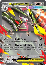 Mega Excadrill ex 065/084 (Pitch Black)