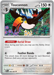 Toucannon 068/084 · Reverse Holofoil (Pitch Black)