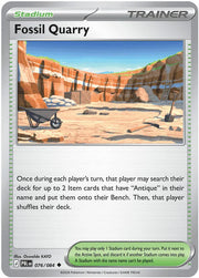 Fossil Quarry 076/084 · Reverse Holofoil (Pitch Black)