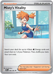 Misty's Vitality 080/084 · Reverse Holofoil (Pitch Black)
