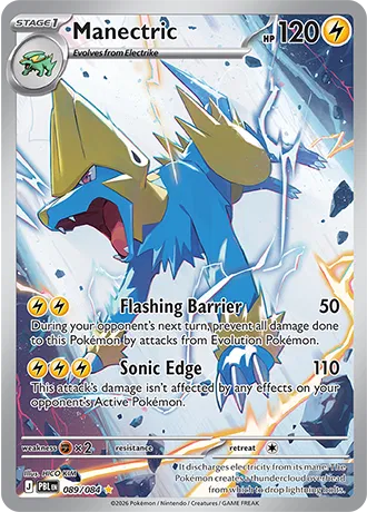 Manectric Pitch Black Illustration Rare 089/084