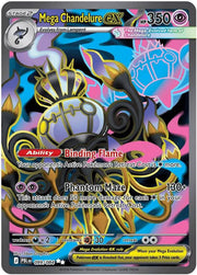 Mega Chandelure EX 99/84 - Pitch Black - Ultra Rare