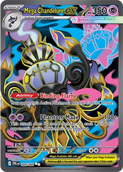 Mega Chandelure ex 099/084 (Pitch Black)