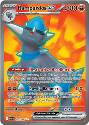 Rampardos ex Pitch Black Ultra Rare • 100/084 Holofoil