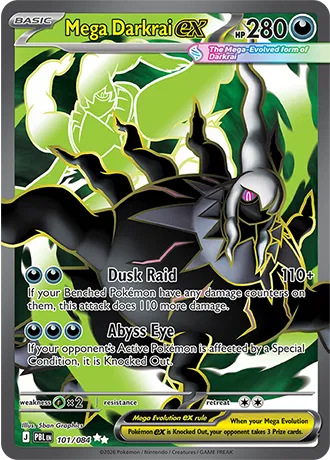 Mega Darkrai ex 101/084 (Pitch Black)