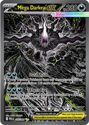 Mega Darkrai ex Pitch Black Special Illustration Rare 116/084