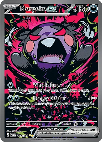 Morpeko Ex 117/084 - Pitch Black - Special Illustration Rare