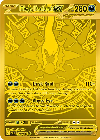 Mega Darkrai ex 120/084 (Pitch Black)