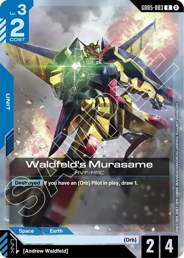 Waldfeld's Murasame GD05-003 · Holofoil (Freedom Ascension)