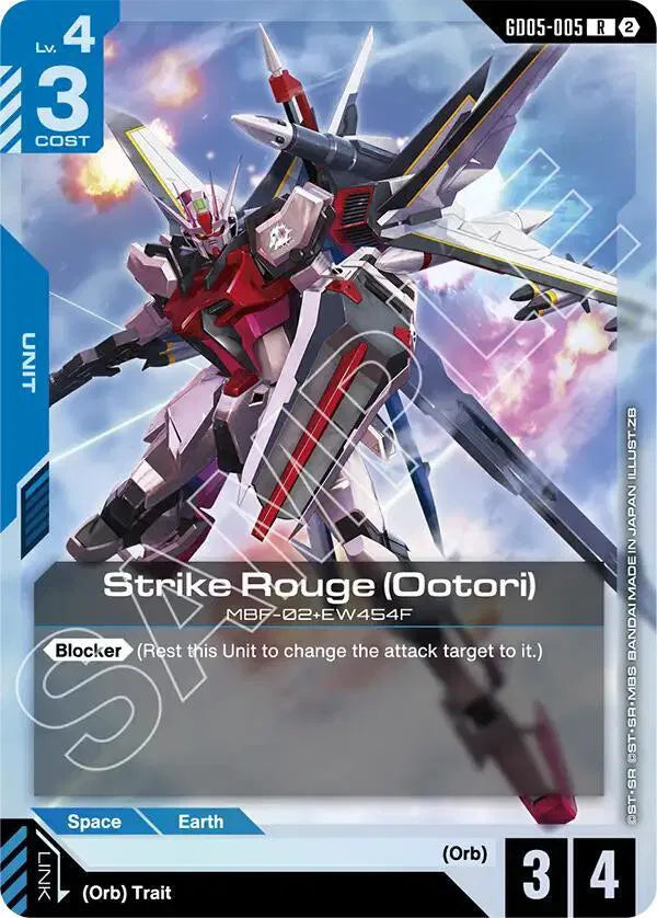 Strike Rouge (Ootori) GD05-005 · Holofoil (Freedom Ascension)