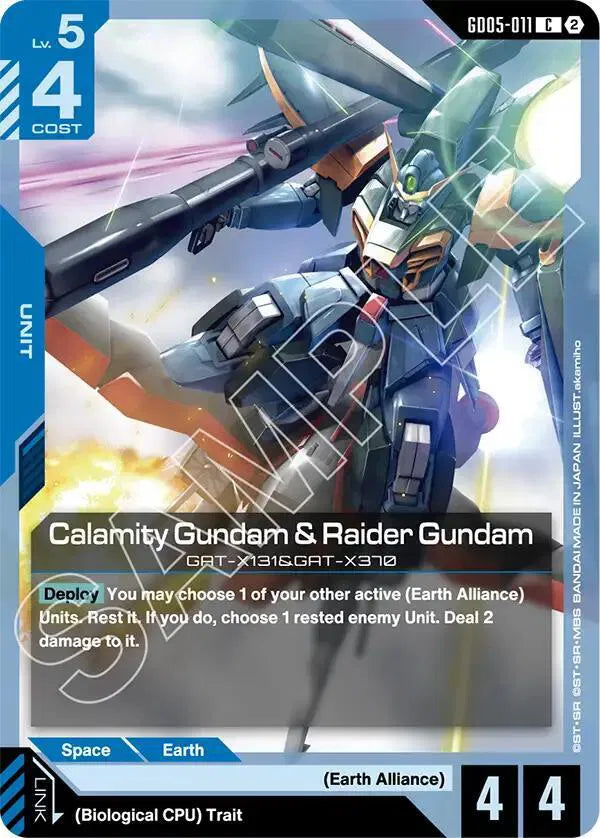 Calamity Gundam & Raider Gundam GD05-011 · Normal (Freedom Ascension)