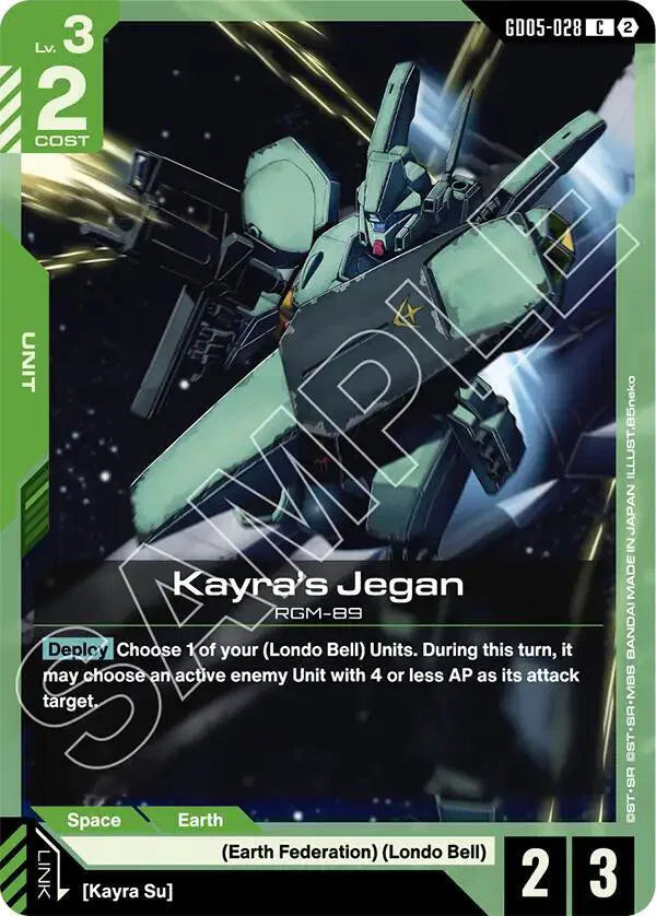 Kayra's Jegan GD05-028 · Normal (Freedom Ascension)