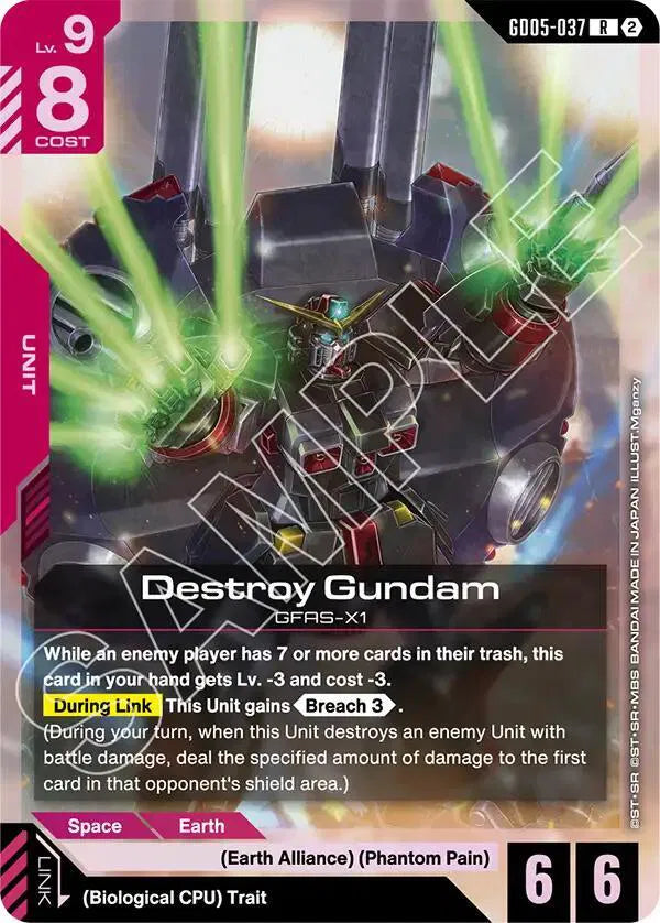 Destroy Gundam GD05-037 · Holofoil (Freedom Ascension)
