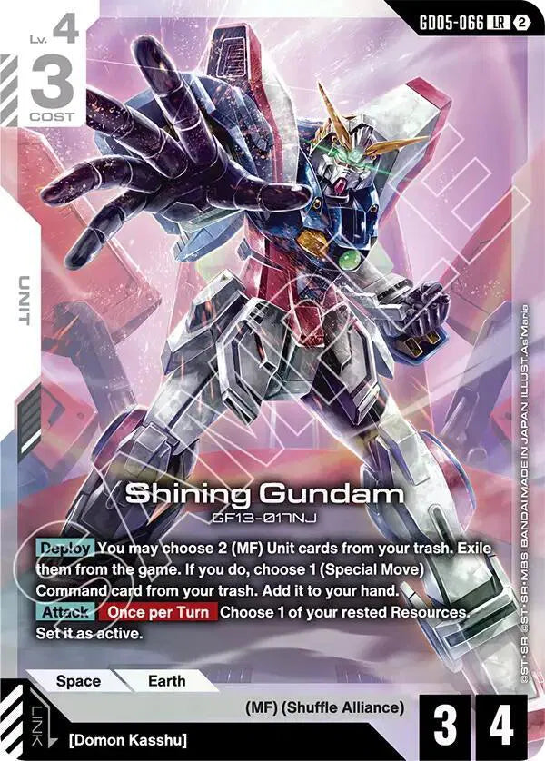 Shining Gundam (GD05-066) · Holofoil (Freedom Ascension)