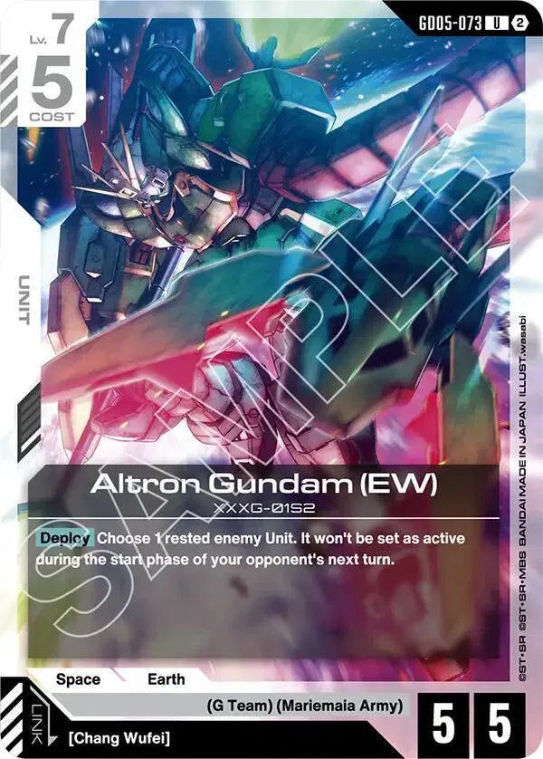 Altron Gundam (EW) GD05-073 · Normal (Freedom Ascension)