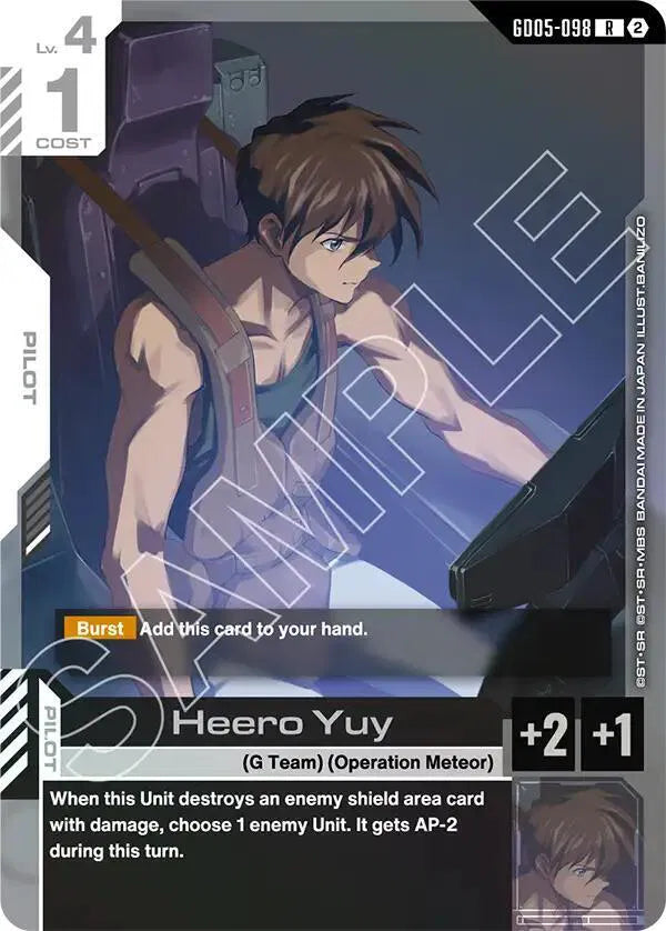 Heero Yuy GD05-098 (Freedom Ascension)