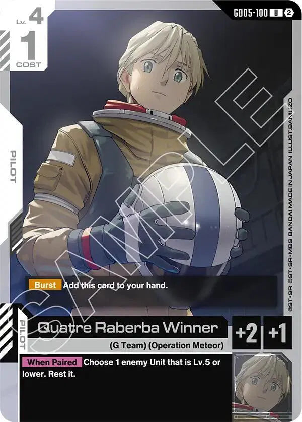 Quatre Raberba Winner GD05-100 · Normal (Freedom Ascension)