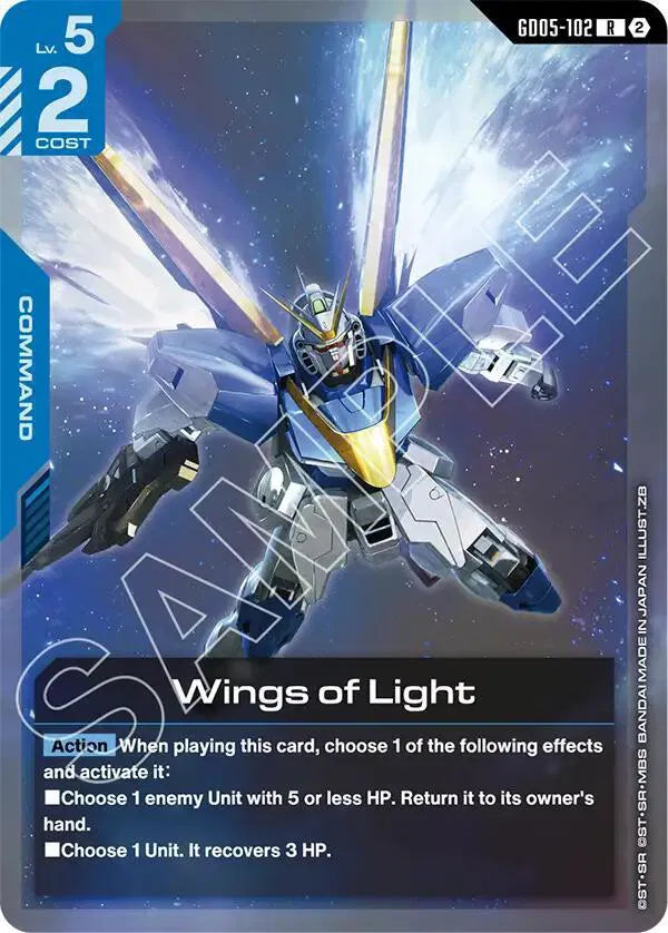 Wings of Light GD05-102 · Holofoil (Freedom Ascension)