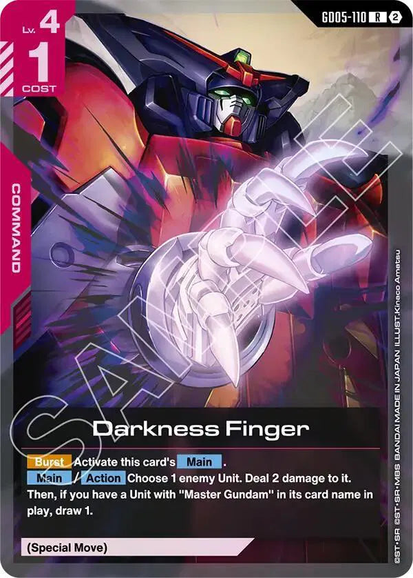 Darkness Finger GD05-110 · Holofoil (Freedom Ascension)