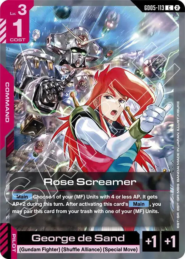 Rose Screamer GD05-113 · Normal (Freedom Ascension)