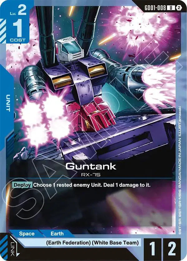 Guntank GD01-008 · Normal (Deck Build Box Freedom Ascension)