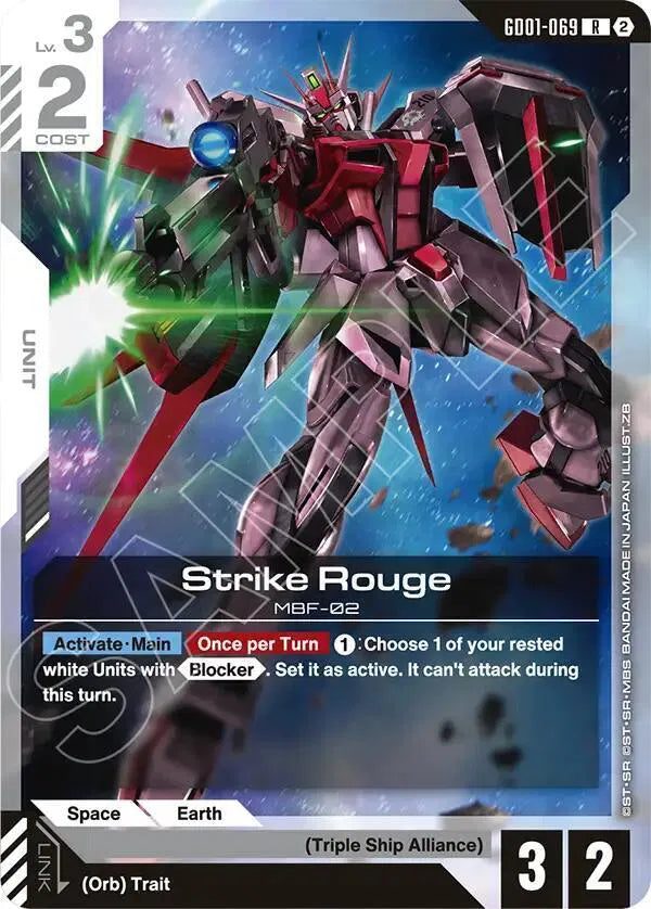 Strike Rouge GD01-069 · Normal (Deck Build Box Freedom Ascension)