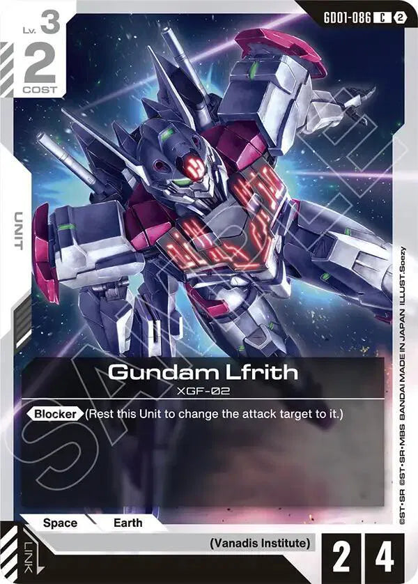Gundam Lfrith GD01-086 · Normal (Deck Build Box Freedom Ascension)