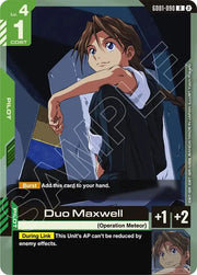 Duo Maxwell GD01-090 · Normal (Deck Build Box Freedom Ascension)