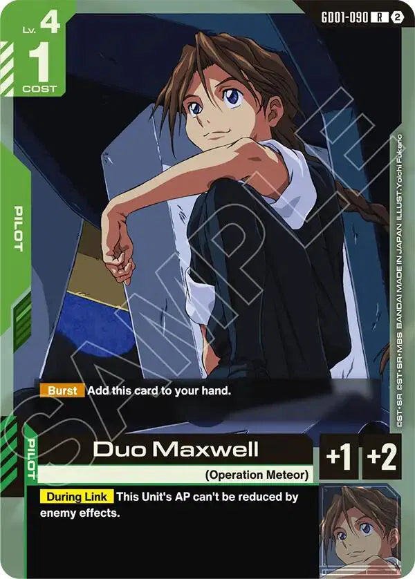 Duo Maxwell GD01-090 · Normal (Deck Build Box Freedom Ascension)
