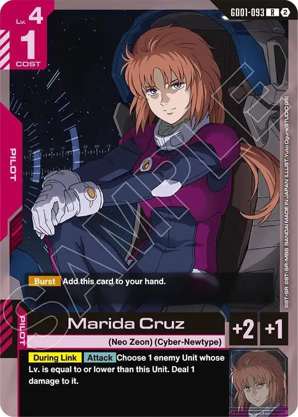 Marida Cruz GD01-093 · Normal (Deck Build Box Freedom Ascension)