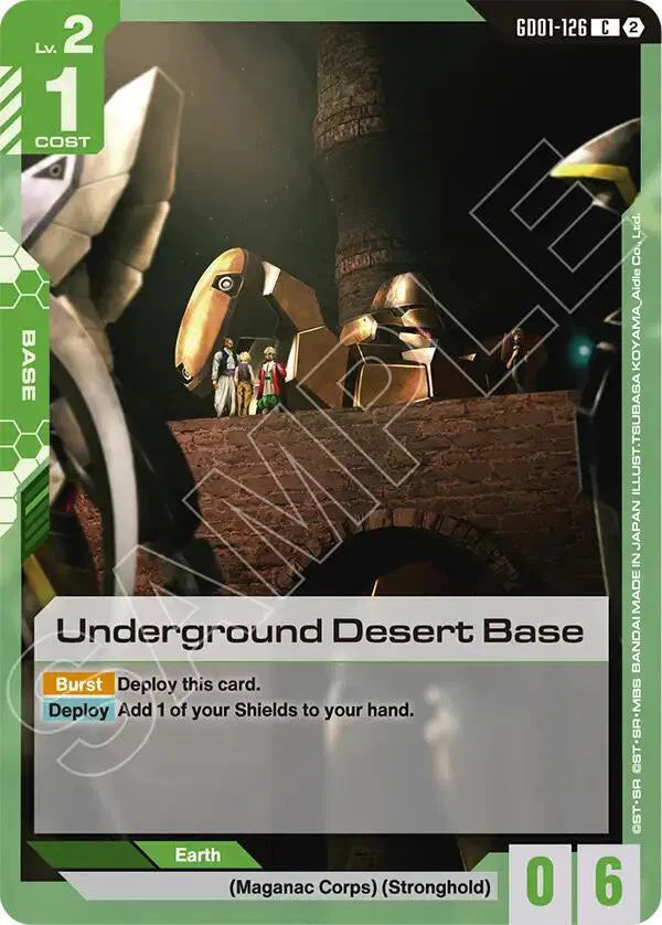 Underground Desert Base GD01-126 · Normal (Deck Build Box Freedom Ascension)