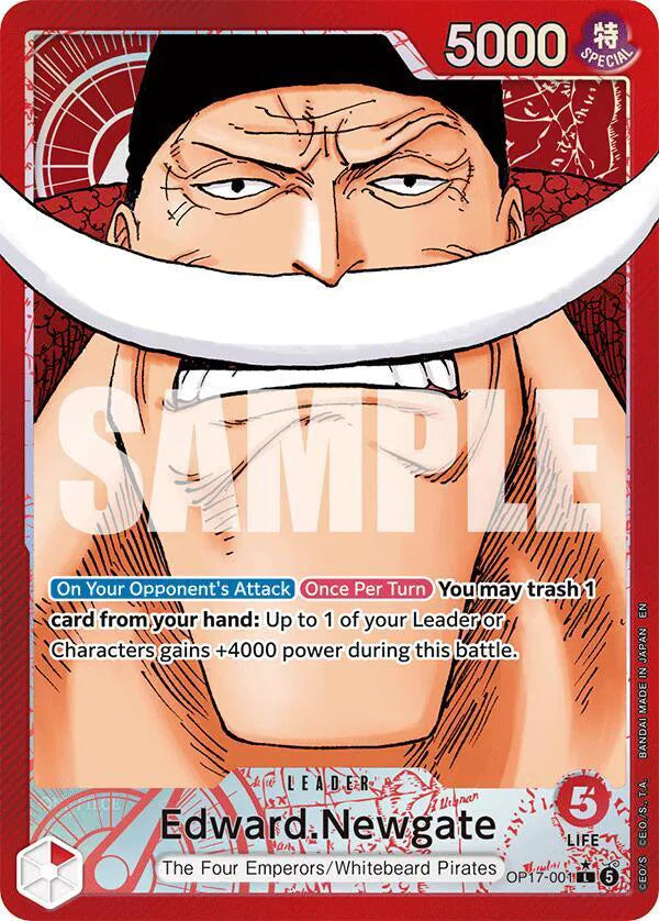 Edward.Newgate (Alternate Art) OP17-001 (The World's Strongest Warriors)