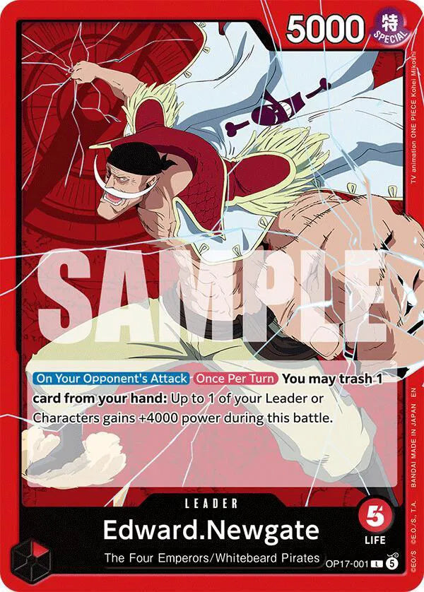 Edward.Newgate OP17-001 (The World's Strongest Warriors)