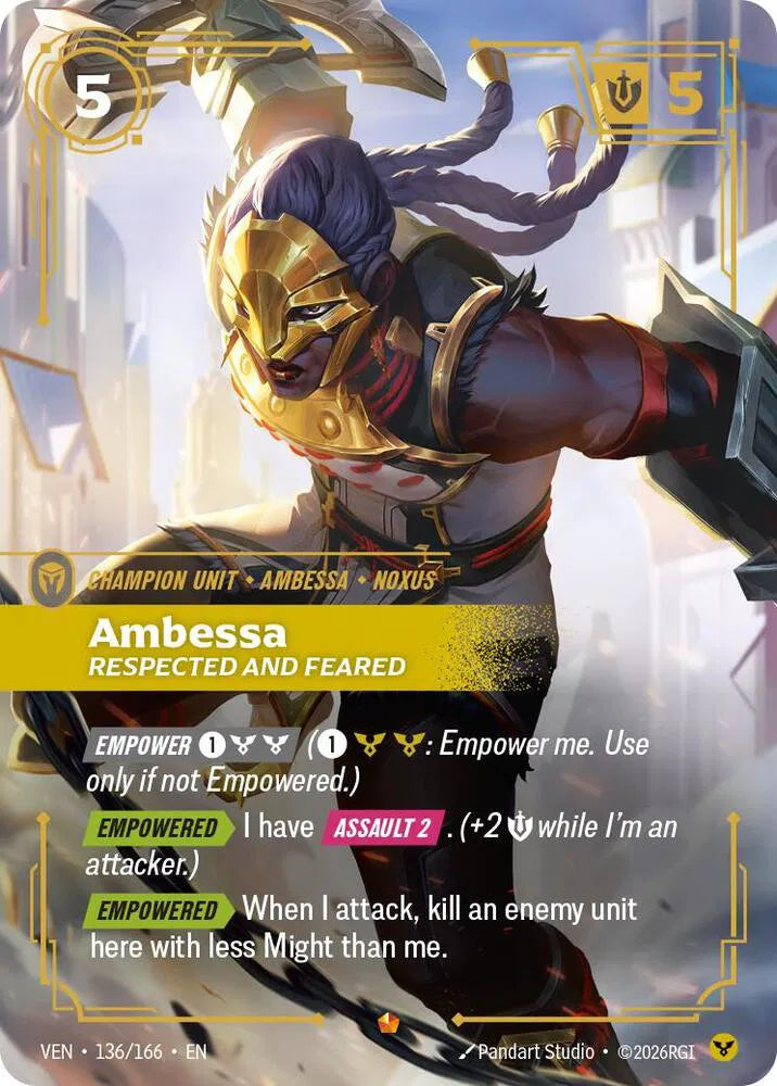 Ambessa, Respected and Feared 136/166 (Vendetta)