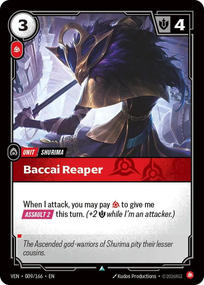 Baccai Reaper 009/166 · Foil (Vendetta)