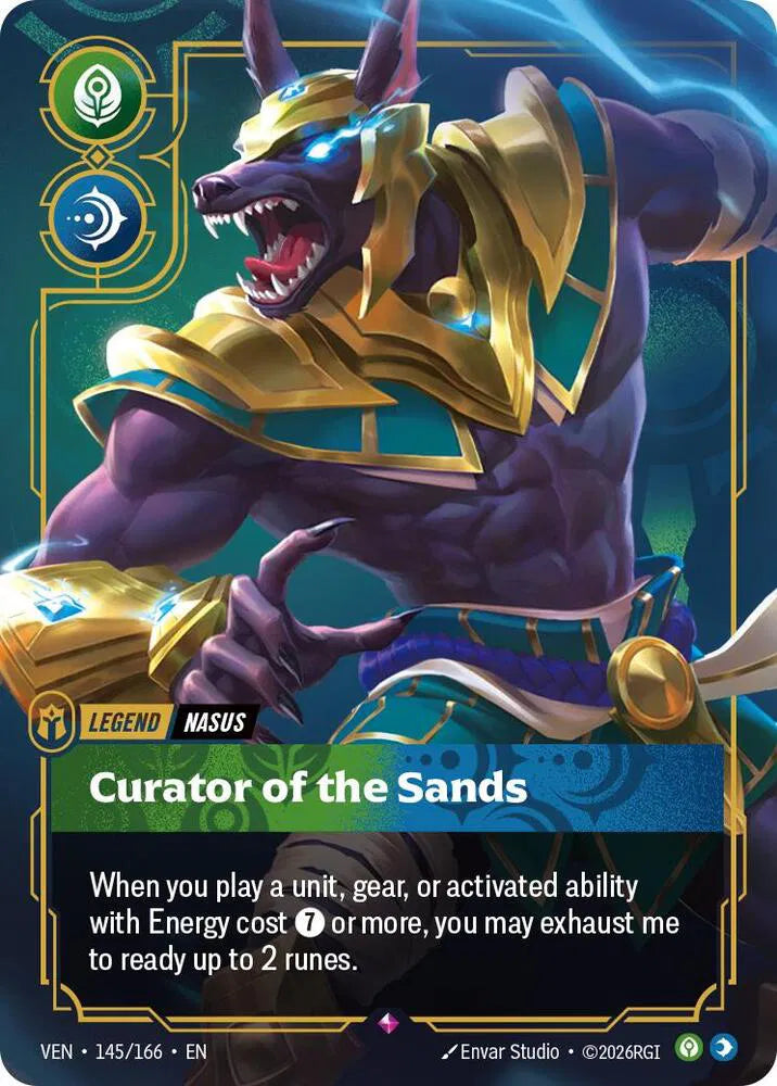 Nasus - Curator of the Sands 145/166 · Foil (Vendetta)