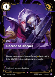 Decree of Discord 107/166 · Foil (Vendetta)