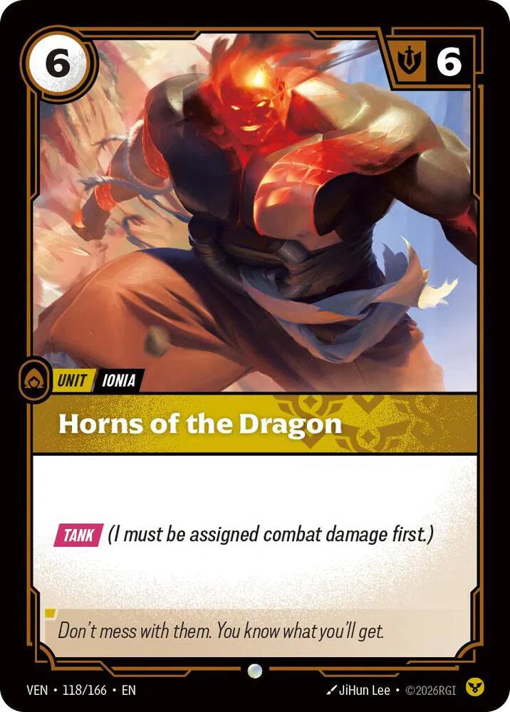 Horns of the Dragon 118/166 · Foil (Vendetta)