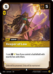 Keeper of Law 119/166 · Foil (Vendetta)