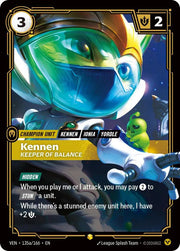 Kennen, Keeper of Balance (Alternate Art) 135a/166 · Foil (Vendetta)