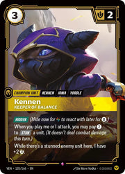 Kennen, Keeper of Balance 135/166 · Foil (Vendetta)