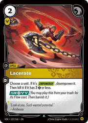 Lacerate 127/166 · Foil (Vendetta)
