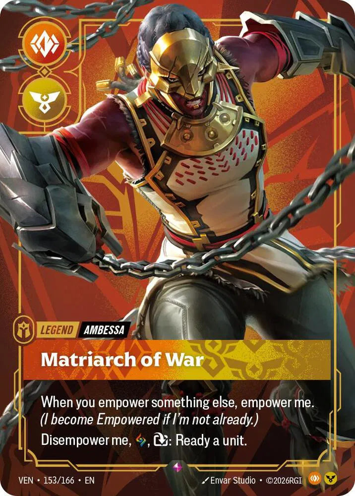 Ambessa - Matriarch of War 153/166 · Foil (Vendetta)
