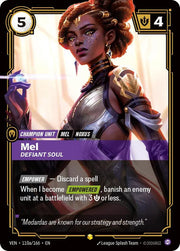 Mel, Defiant Soul (Alternate Art) 110a/166 (Vendetta)