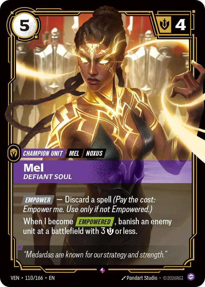 Mel, Defiant Soul 110/166 · Foil (Vendetta)